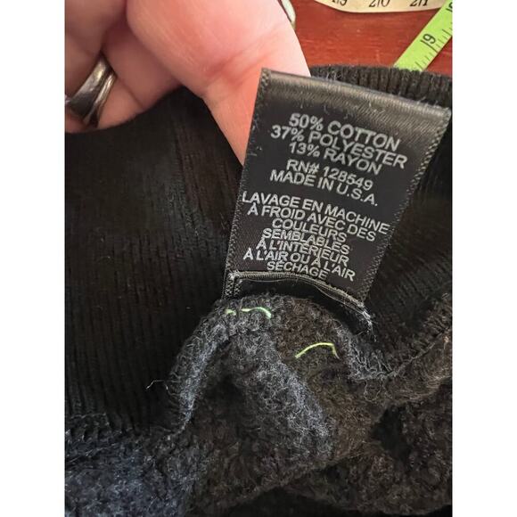 NWT Aviator Nation Rainbow Stripe Sweatpants, Black, XL - Picture 5 of 6